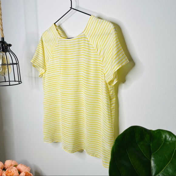 ZARA - Trafaluc Stripe V-back Blouse S - Picture 4 of 10